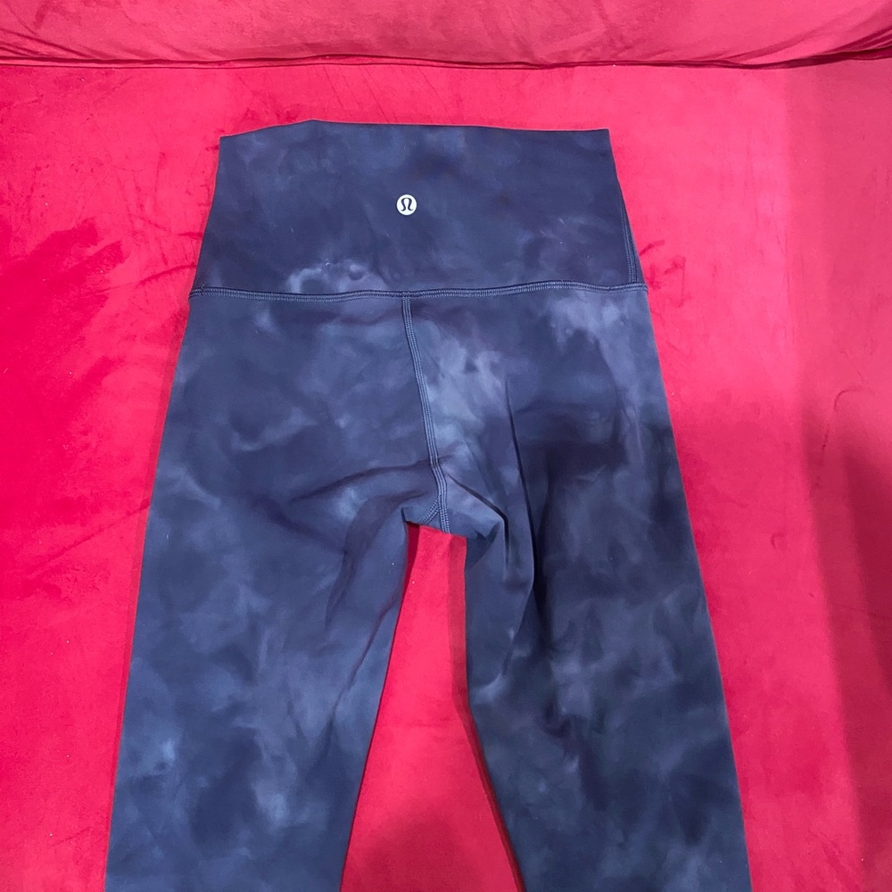 Lululemon wunder train 25” blue diamond dye